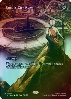MTG Avatar The Last Airbender Empty City Ruse Borderless Foil M 0003 - Image 1