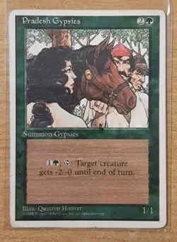 1995 MAGIC THE GATHERING 4TH EDITION PRADESH GYPSIE TD25 - Image 1
