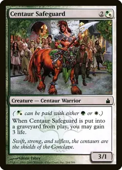 2005 Centaur Safeguard Ravnica City of Guilds Magic the Gathering MTG NM - Image 1