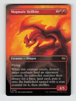 Magmatic Hellkite (Borderless)*Non-Foil* Tarkir: Dragonstorm 380 NM - Image 2