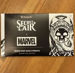 Mana Symbiote Raised Foil, Sealed MTG Marvel’s Spider-Man Secret Lair SPM, Venom - Image 1