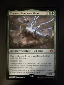 Thrasta, Tempest's Roar NM Modern Horizons 2 MTG FREE SHIPPING - Image 1