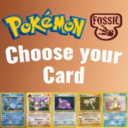 Pokemon Fossil Unlimited Set WOTC - Choose Your Card! 1999 Vintage NM/LP - Image 1