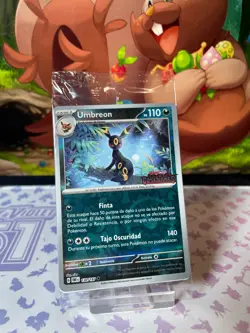 Umbreon - 130/197 - Obsidian Flames SPANISH Stamped Promo - Sealed Pokemon Card - Image 1