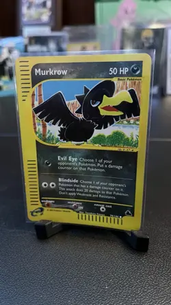 Pokemon TCG Murkrow Reverse Holo Skyridge 79/144 Basic 50 HP Common English - Image 1