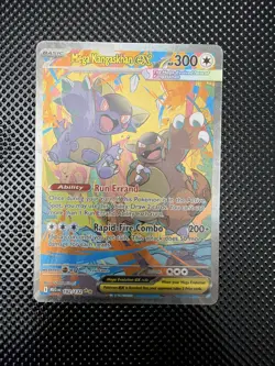 Pokemon TCG Mega Kangaskhan EX 182/132 Holo Rare ME01 Mega Evolution - Image 1