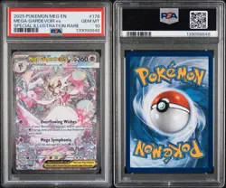 2025 POKEMON MEGA EVOLUTION ILLUSTRATION RARE #178 MEGA GARDEVOIR EX PSA 10 - Image 2