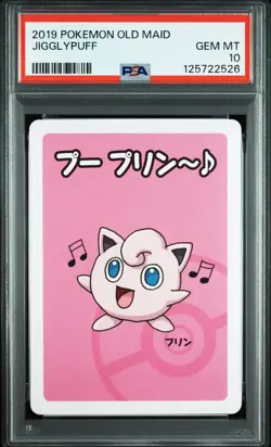 2019 POKEMON OLD MAID JIGGLYPUFF PSA 10 - Image 1