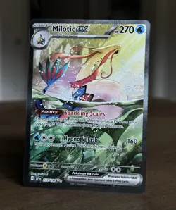 Pokemon TCG Milotic ex 237/191 SV08 Surging Sparks Illustration Rare Holo 270HP - Image 1