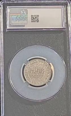 Pikachu 1997 Bandai Pokemon Battle Coin Japan Ser 1-025 Silver CGC Mint 9 Pop 1 - Image 4