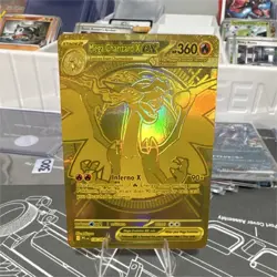 Pokemon Mega Charizard X ex 130/094 Full Art Holo Mega Hyper Rare Flame 360 HP - Image 1