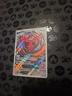 Pokemon Yveltal Paradox Rift Illustration Rare Holo 205/182 (NM) - Image 1