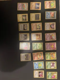 Pokemon Team Rocket Set Lot – 22/82 Non-Holo – No Duplicates – Vintage WOTC - Image 1
