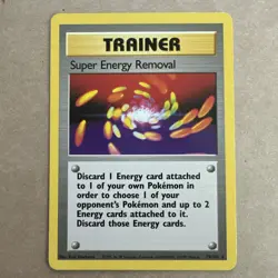 Super Energy Removal 79/102 Pokemon TCG 1999 Base Set Unlimited (Shadow) - Image 1