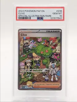 CLIVE 2024 POKEMON PALDEAN FATES SPECIAL ILLUSTRATION FA 236/091 PSA 10 Q3626 - Image 1