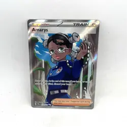 Amarys 132/131 Prismatic Evolutions Ultra Rare NM Pokemon TCG - Image 1