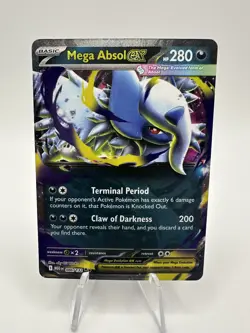 Mega Absol ex 086/132 Mega Evolution Double Rare Holo Pokemon TCG NM English - Image 1