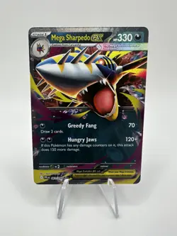 Mega Sharpedo EX 061/094 Phantasmal Flames Double Rare Pokemon TCG NM Holo - Image 1
