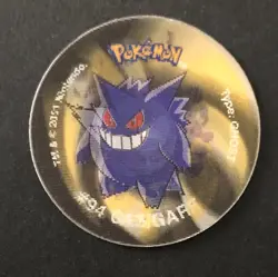 Gengar Haunter Gastly Pokemon 3D Tazo 16 Lenticular Kanto Original Simba - Image 1