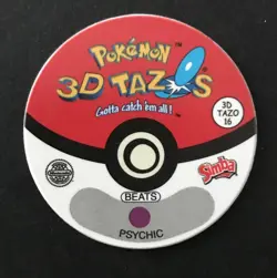 Gengar Haunter Gastly Pokemon 3D Tazo 16 Lenticular Kanto Original Simba - Image 2
