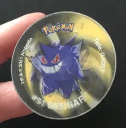 Gengar Haunter Gastly Pokemon 3D Tazo 16 Lenticular Kanto Original Simba - Image 3