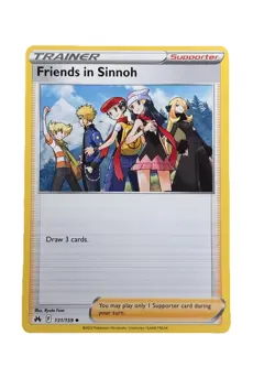 New: 2023 Pokemon TCG Friends in Sinnoh 131 Crown Zenith Regular Uncommon - Image 1