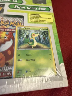 Pokemon Black & White BW Emerging Powers Sealed Super Snivy Starter Figure Box - Image 2
