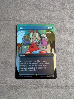 MTG - Daze - Rainbow Foil - Spongebob Secret Lair - Magic the Gathering - Image 1
