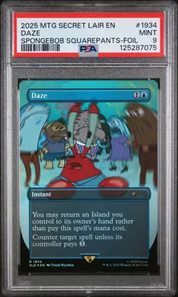 2025 MTG SECRET LAIR INTERNET SENSATION-FOIL DAZE PSA 9 - Image 1