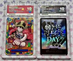 Monkey D Luffy P-110 & DON!! ACE10 Sequential Set One Piece Day 25 Perfect 10s - Image 1