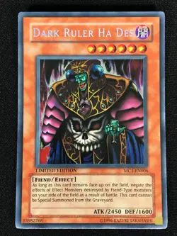 Yugioh Dark Ruler Ha Des MC1-EN006 Secret (NM) - Image 1