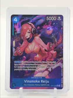 VINSMOKE REIJU 2025 ONE PIECE FIST DIVINE RARE ALT ART #OP11-047 Q0646 - Image 1