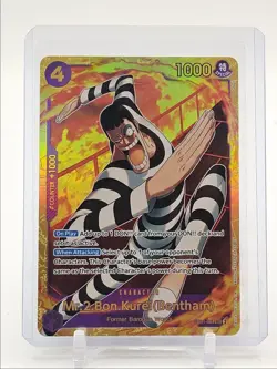 MR.2.BON.KUREI (BENTHAM) 2024 ONE PIECE SECRET RARE #EB01-061 Q0646 - Image 1