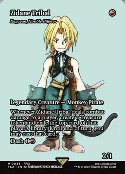 Ragavan, Nimble Pilferer "Zidane Tribal" - Showcase FCA NM MTG - Image 1
