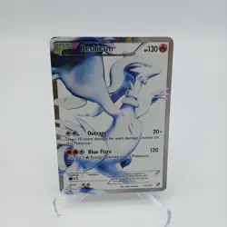 Reshiram 113/114 Ultra Rare Full Art Pokemon TCG Card English Black & White NM - Image 1