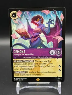 Lorcana Whispers In The Well ~ Demona - Scourge of. 55/204 Legendary Non Foil - Image 1