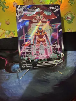 Pokemon TCG Deoxys VMAX GG45/GG70 - Crown Zenith Galarian Gallery NM - Image 1