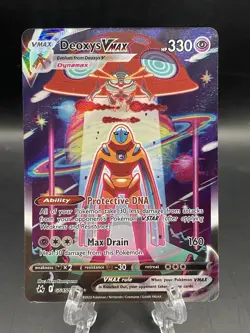 Pokemon TCG Sword & Shield: Crown Zenith Deoxys VMAX GG45/GG70 NM - Image 1