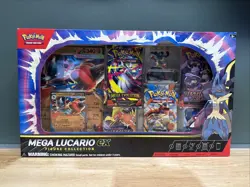 Pokemon TCG Mega Lucario Ex Premium Figure Collection - Brand New And Sealed! - Image 1