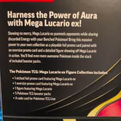 Pokemon TCG Mega Lucario Ex Premium Figure Collection - Brand New And Sealed! ✅ - Image 3