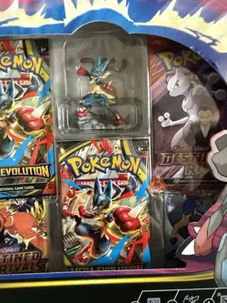 Pokemon TCG Mega Lucario Ex Premium Figure Collection - Brand New And Sealed! - Image 2