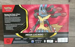 Pokemon TCG Mega Lucario Ex Premium Figure Collection - Brand New And Sealed! - Image 4