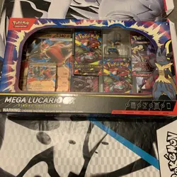 Pokemon TCG Mega Lucario Ex Premium Figure Collection - Brand New And Sealed! - Image 1