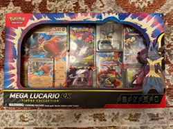 Pokemon TCG Mega Lucario Ex Premium Figure Collection - Brand New And Sealed! - Image 1