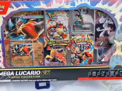Pokemon TCG Mega Lucario Ex Premium Figure Collection - Brand New And Sealed! - Image 1