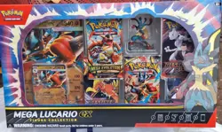 Pokemon TCG Mega Lucario Ex Premium Figure Collection - Brand New And Sealed! - Image 3