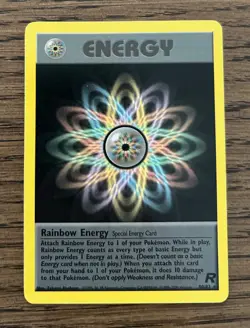 Pokemon TEAM ROCKER - NM TO LIGHT PLAY - RAINBOW ENERGY - 80/82 - NON-HOLO NM/LP - Image 1