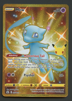 Mew ex 025/025 Celebrations Near Mint Rare Pokemon Card - Image 1
