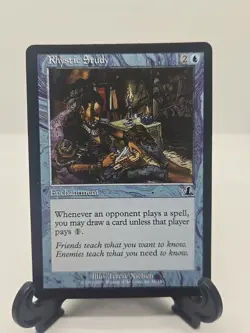 Rhystic Study Prophecy 2000 LP-NM Mtg Magic The Gathering - Image 1