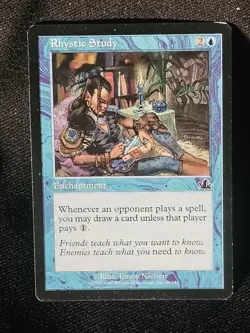 🔥🔥 Rhystic Study 🔥🔥 MTG Prophecy NM/LP Magic the Gathering - Image 1